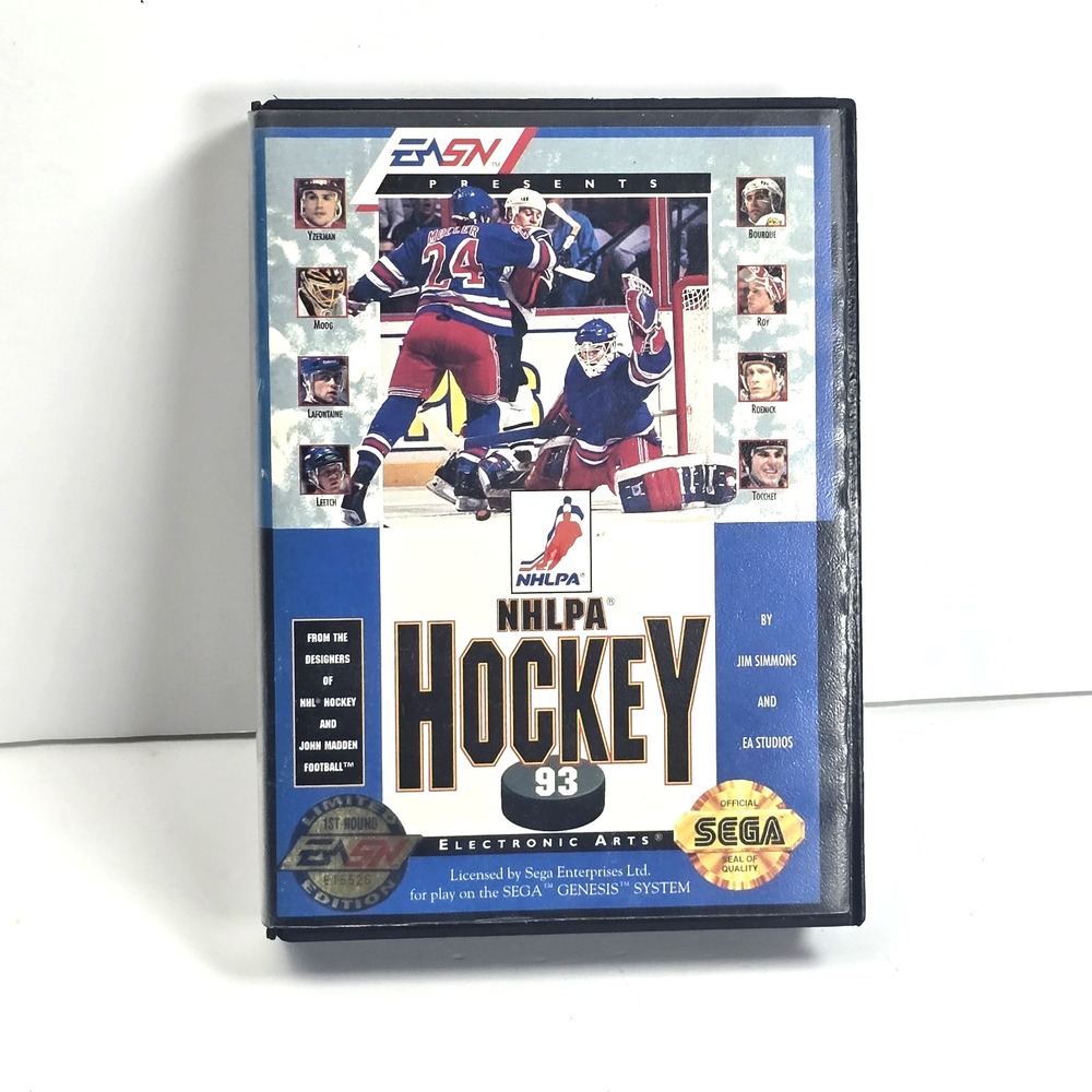 NHLPA Hockey '93 (Sega Genesis, 1992)